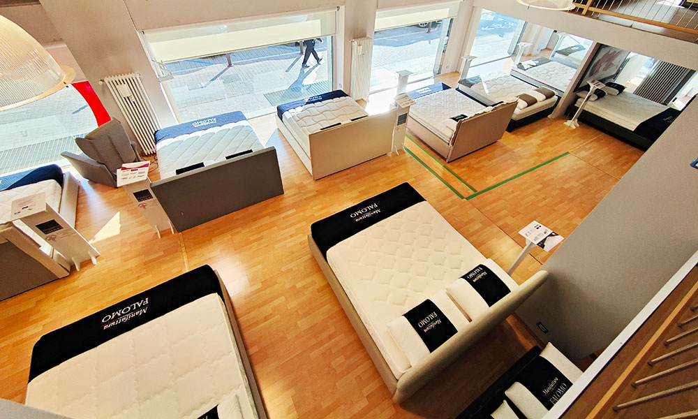 Gli Specialisti nel Riposo a Bergamo | 500mq di Showroom in via Borgo Palazzo. Per Vivere in Salute e con Piacere giorno per giorno la 