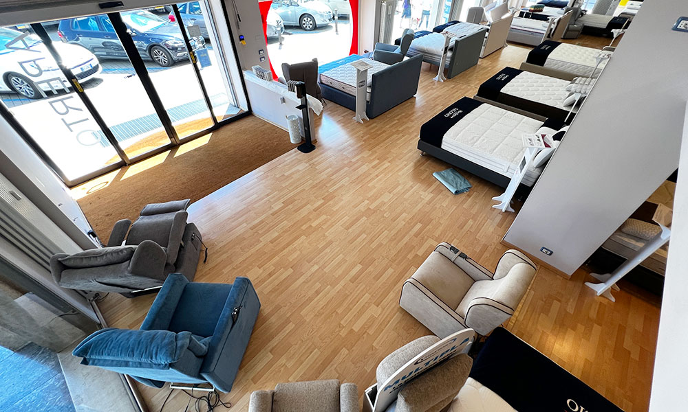 Gli Specialisti nel Riposo a Bergamo | 500mq di Showroom in via Borgo Palazzo. Per Vivere in Salute e con Piacere giorno per giorno la 