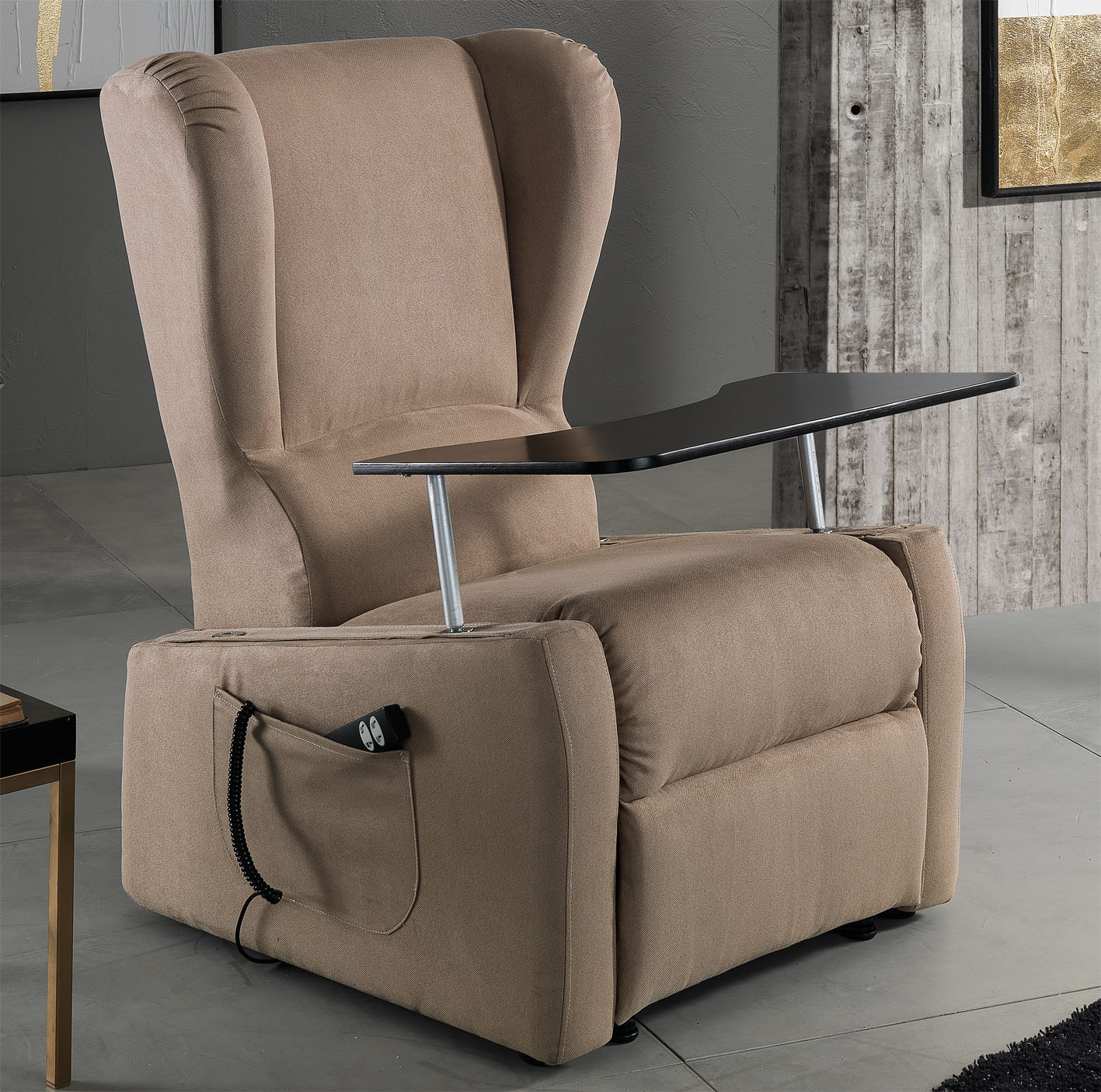 POLTRONA LIVIA beige - Negozio del Materasso Bergamo | Materassi delle migliori marche